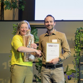 Mats van Loon natuurkundedocent van het jaar 2026 - foto Martin van Lokven/NNV