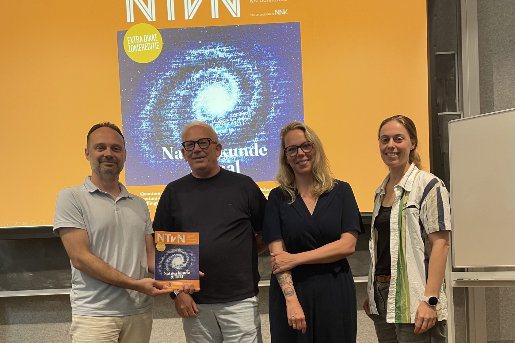 presentatie nieuw NTvN 1.7.26 met Jean-Paul Keulen, Dorine Schenk, Arnold Ritter en Joyce Zethof