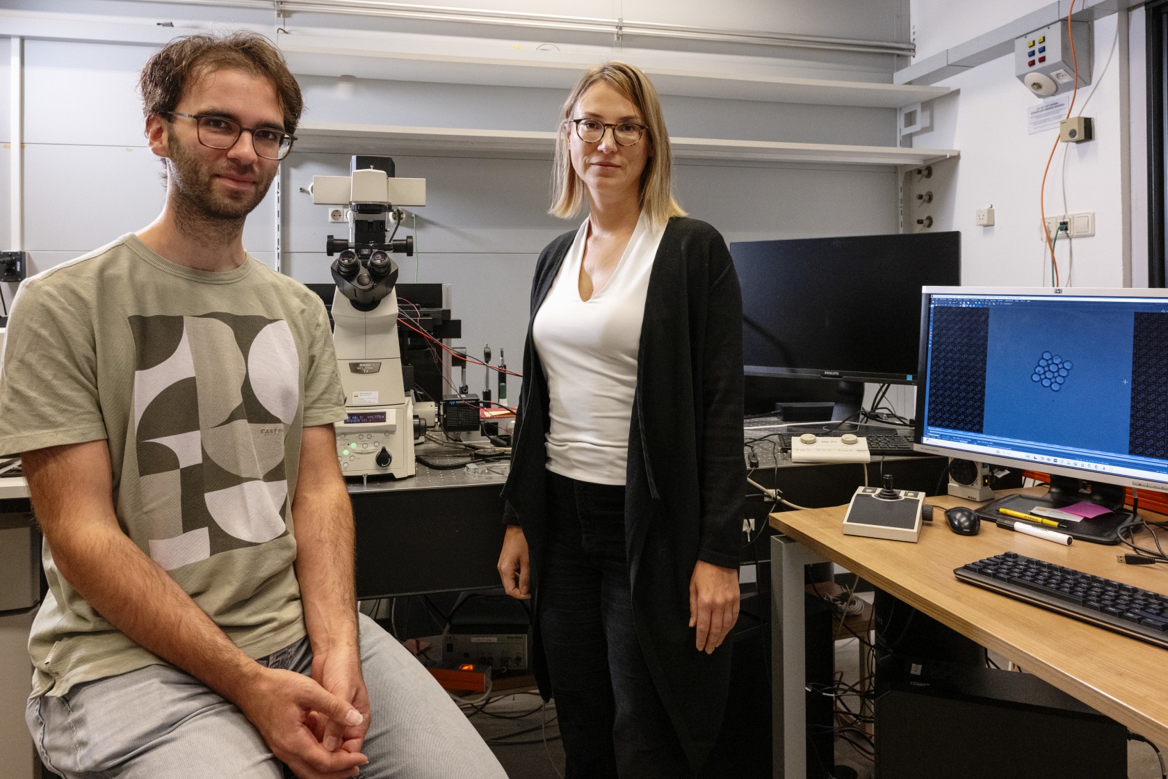 Julio Melio in hun lab